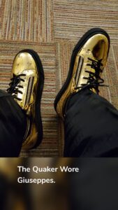 The Quaker Wore Giuseppes.